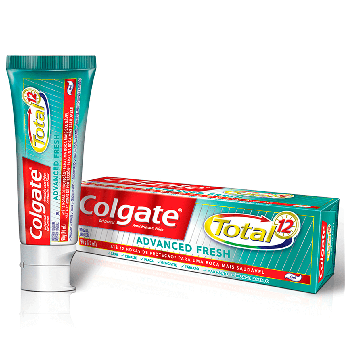 Colgate Creme Dental Total 12 Advanced Fresh 90g | Droga Raia