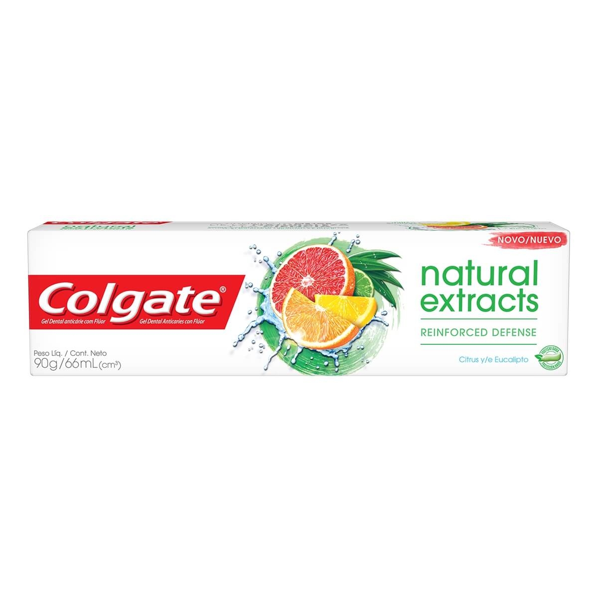 Creme Dental Colgate Natural Extracts Defesa Reforçada 90g