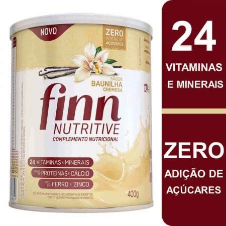 Suplemento Alimentar Finn Nutritive Sabor Baunilha com 400g