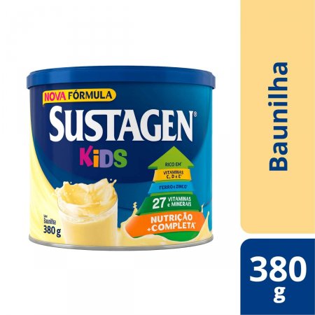 Sustagen Kids Baunilha Complemento Alimentar Infantil com 380g