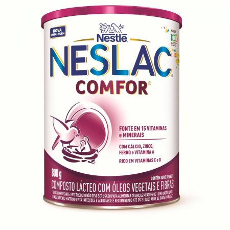 Composto Lácteo Nestlé Neslac Comfor com 800g