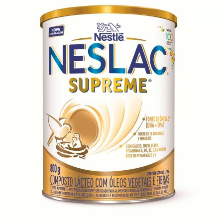 Composto Lácteo Nestlé Neslac Supreme com 800g