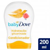 Condicionador de Glicerina Baby Dove Hidratação Glicerinada com 200ml