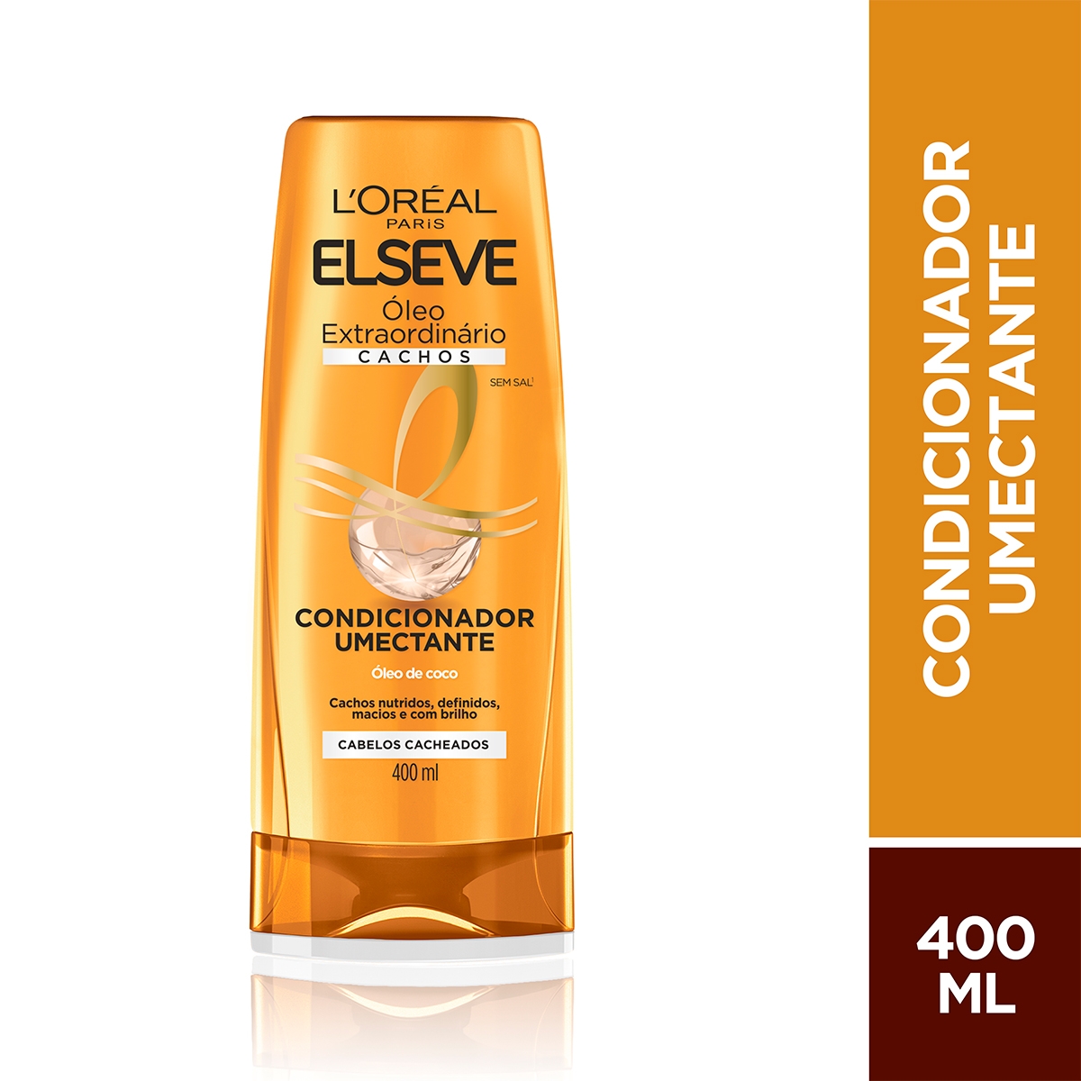 Condicionador Elseve L'Oréal Óleo Extraordinário Cachos com 400ml Menor preço em Condicionador Elseve L'Oréal Óleo Extraordinário Cachos com 400ml
