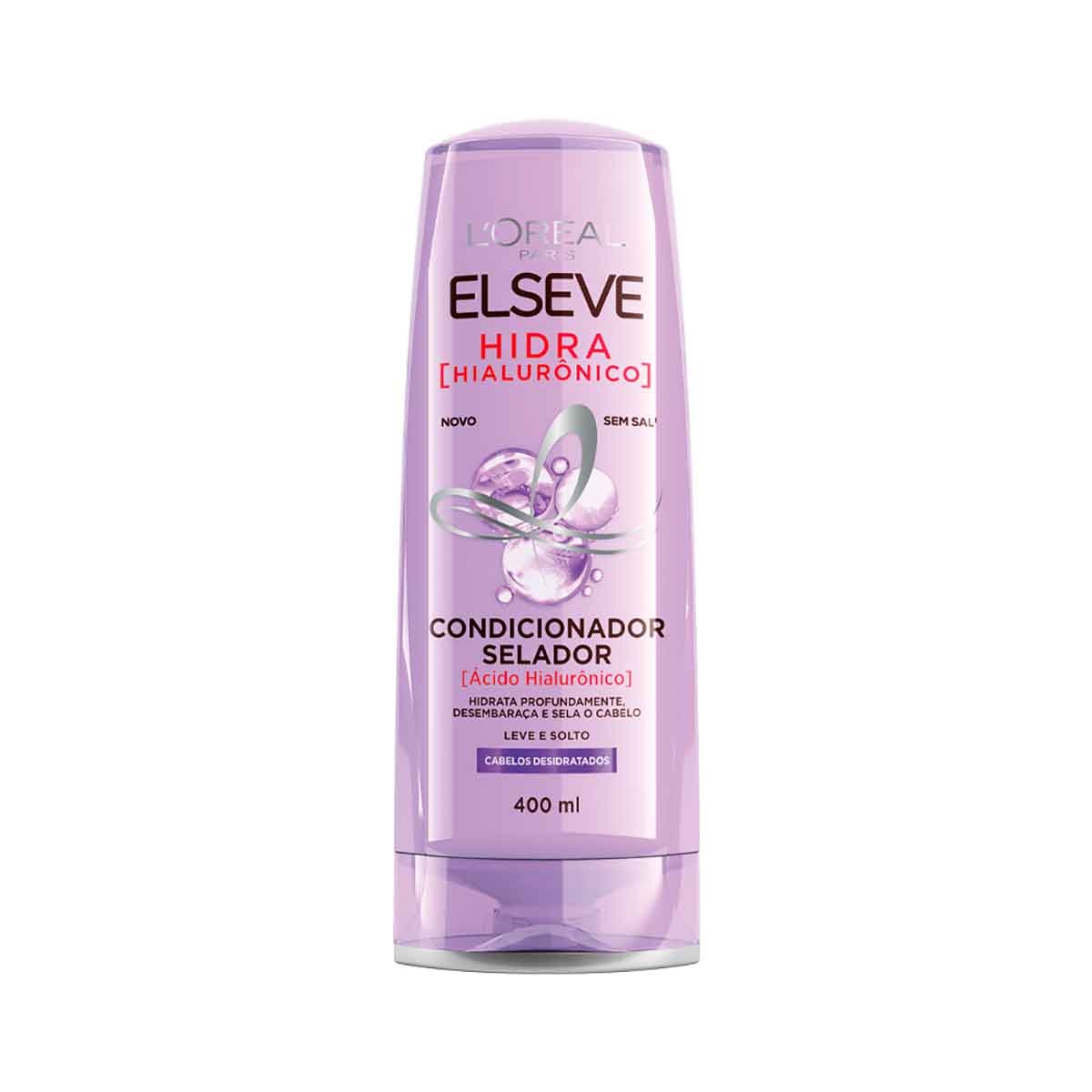 Condicionador Selador L'Oréal Paris Elseve Hidra Hialurônico 400ml Menor preço em Condicionador Selador L'Oréal Paris Elseve Hidra Hialurônico 400ml