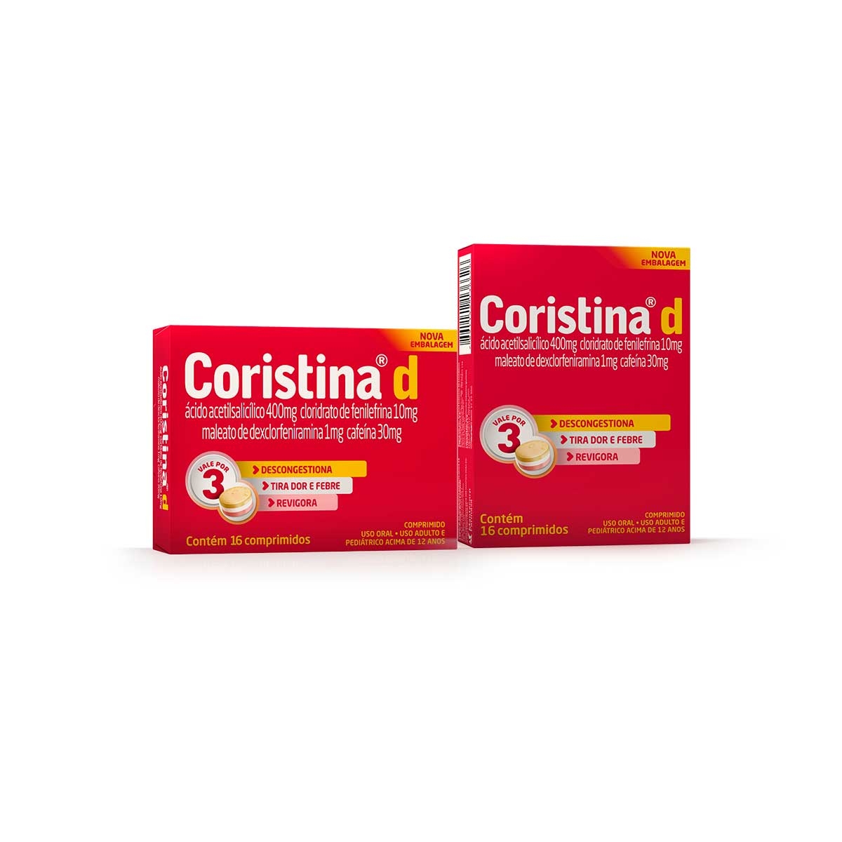 Coristina D 16 comprimidos