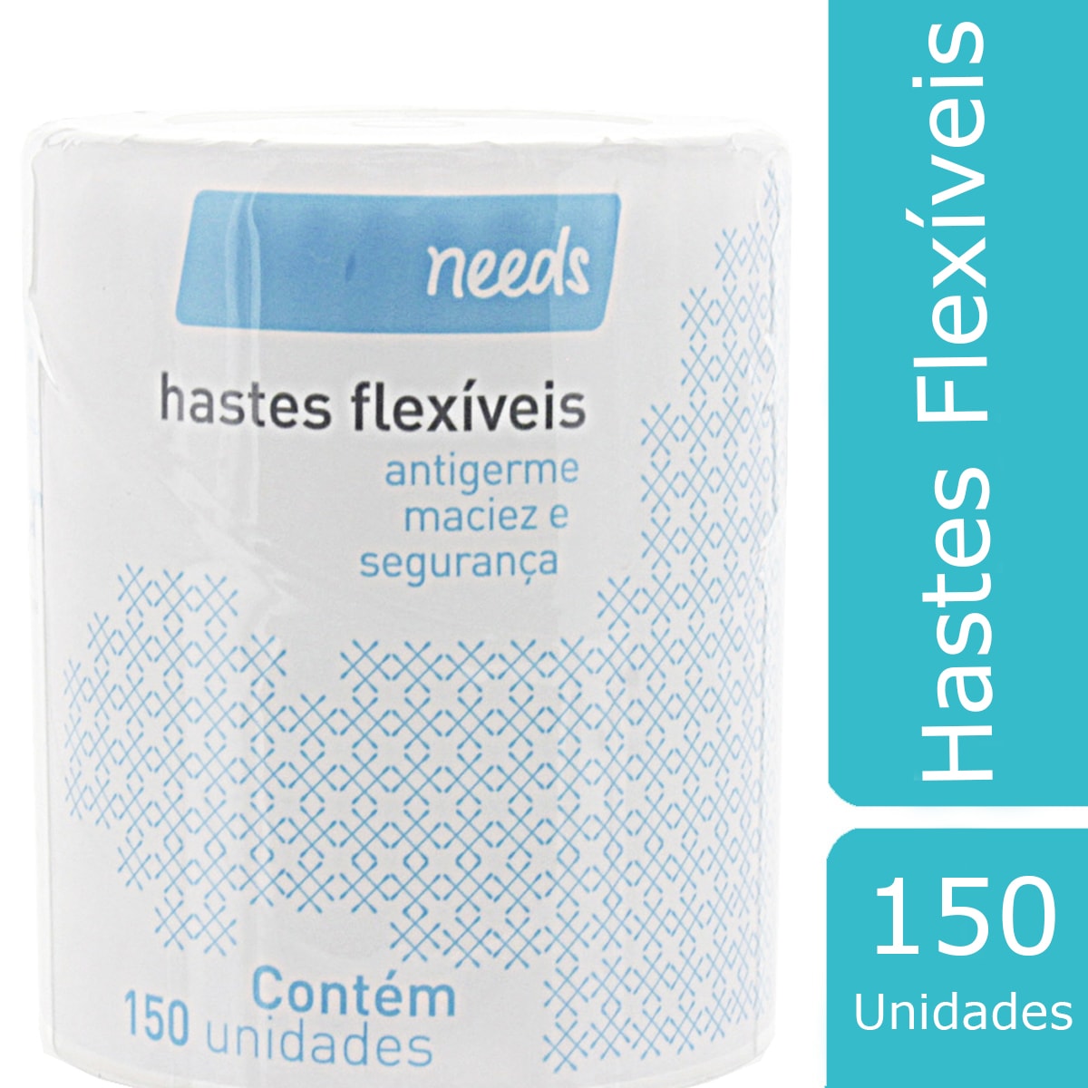 Hastes Flexíveis Needs Pote com 150 unidades Menor preço em Hastes Flexíveis Needs Pote com 150 unidades