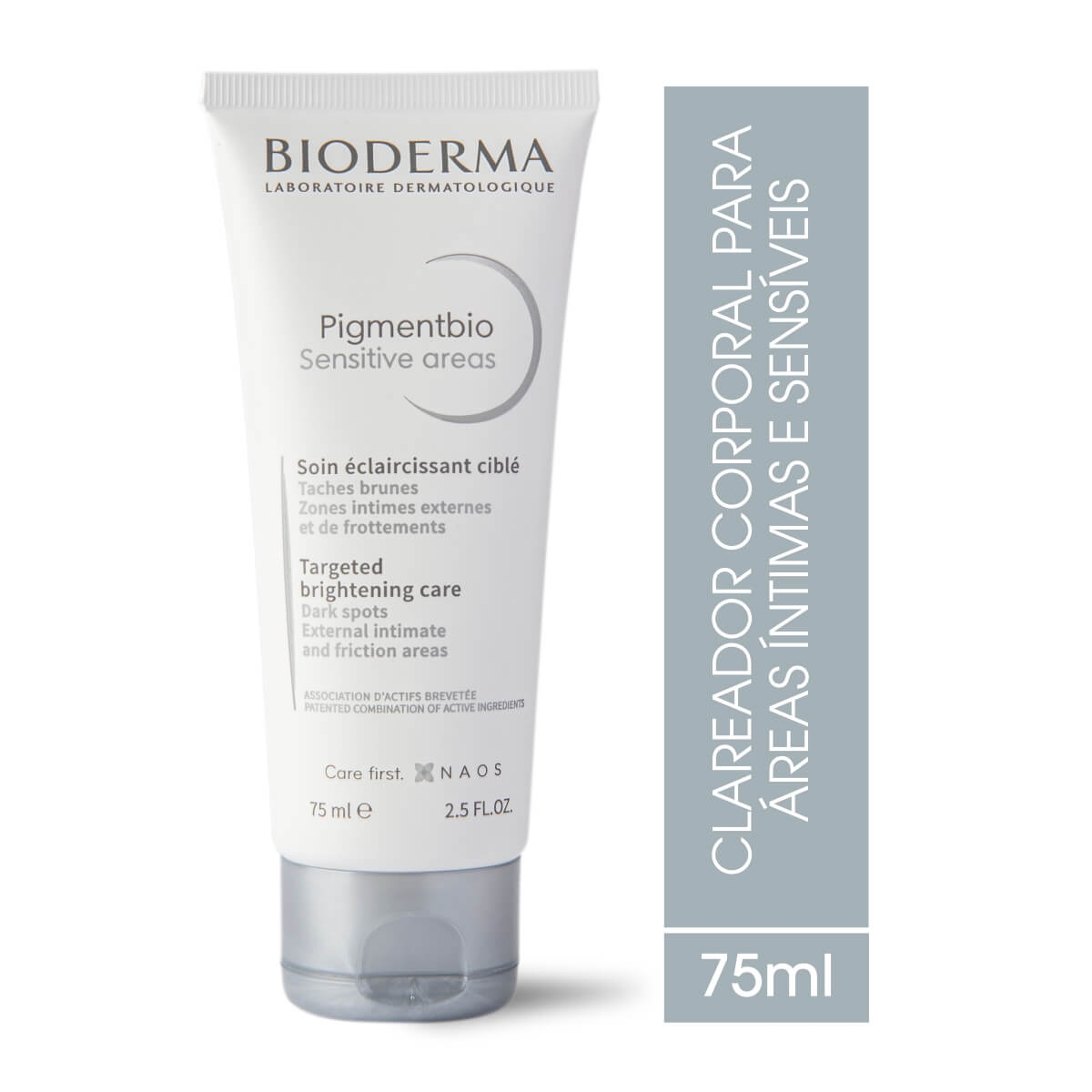 Creme Clareador Corporal Bioderma Pigmentbio Sensitive para Áreas Sensíveis com 75ml Menor preço em Creme Clareador Corporal Bioderma Pigmentbio Sensitive para Áreas Sensíveis com 75ml