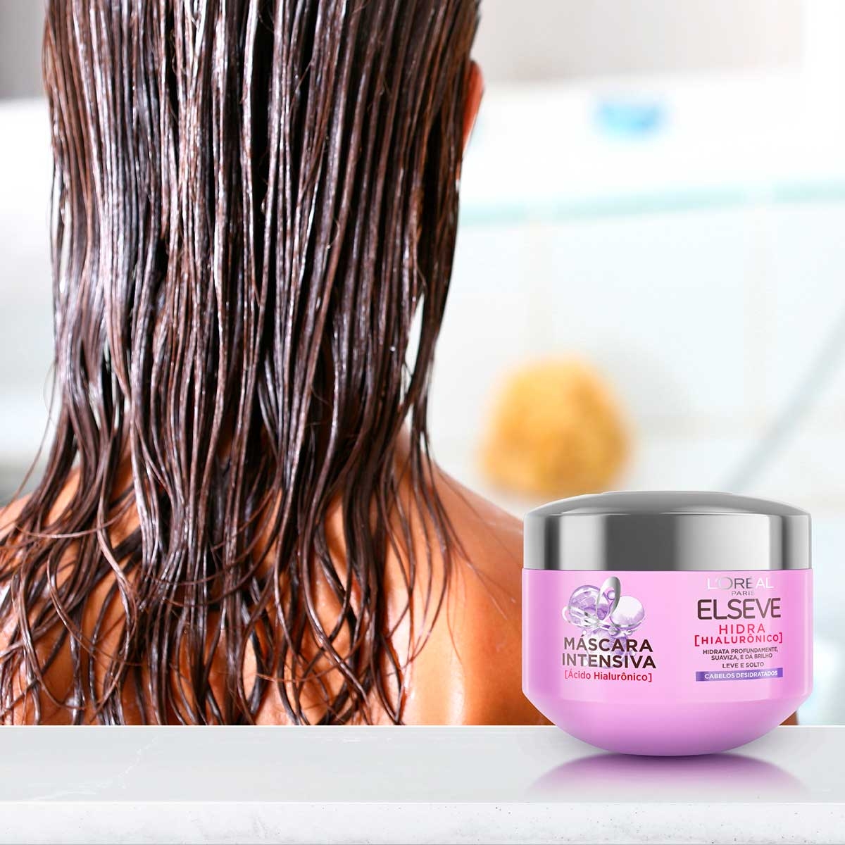 Máscara Intensiva Elseve Hidra Hialurônico com os