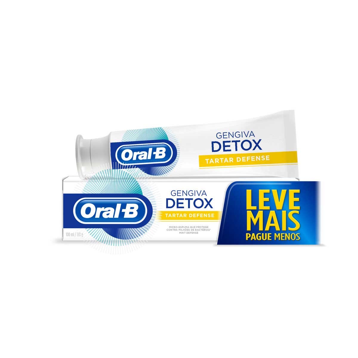 Creme Dental Oral B Gengiva Detox Antitártaro 130g