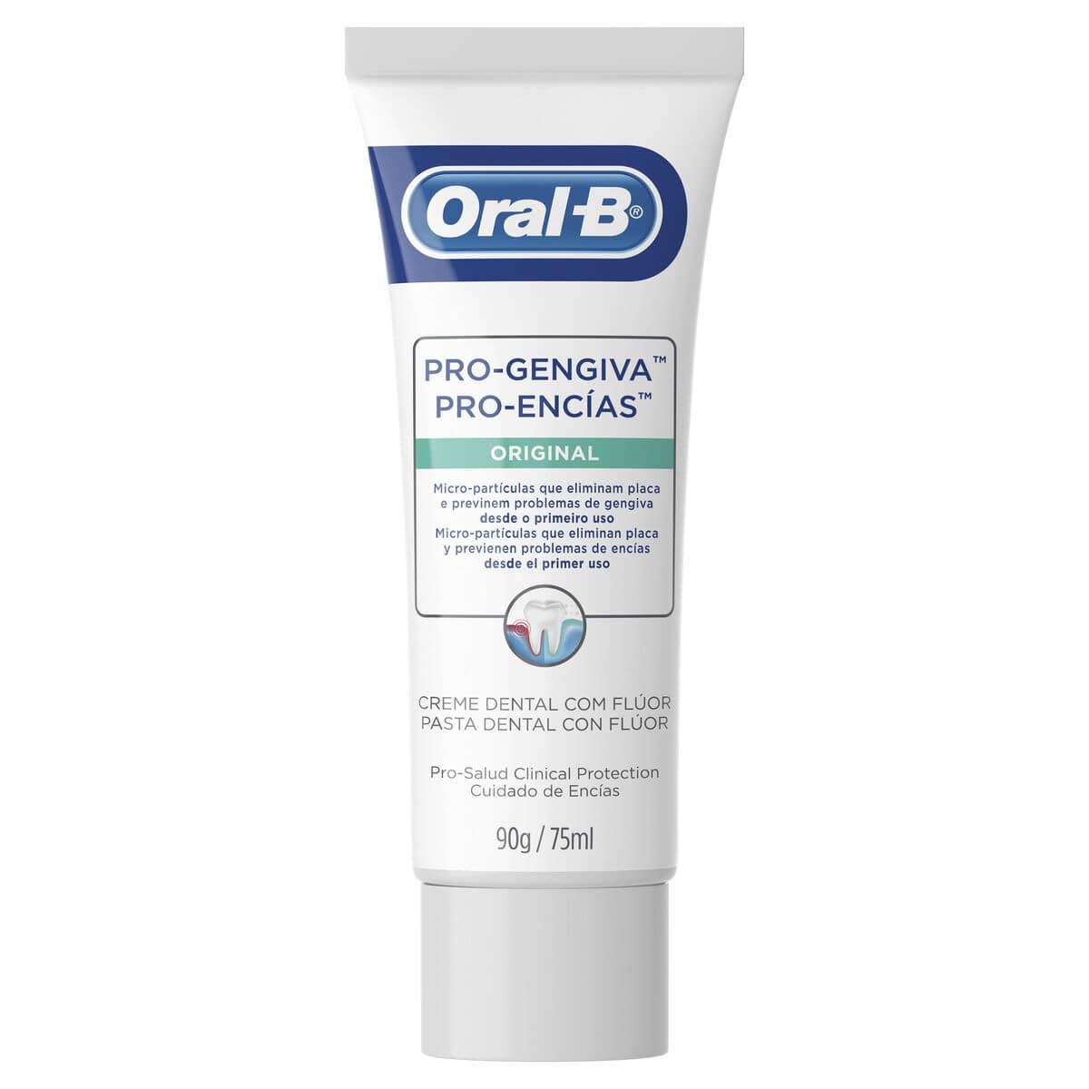 Creme Dental OralB Pro Gengiva Original 90g OralB Droga Raia