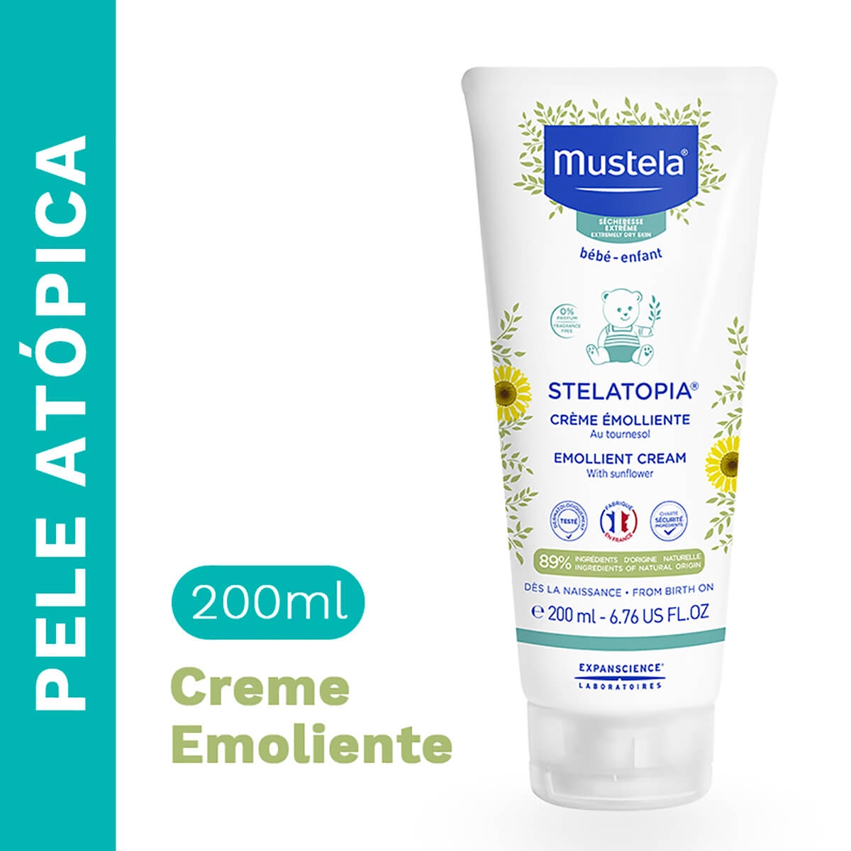 Stelatopia Mustela Bebê Creme Hidratante Infantil com 200ml Menor preço em Stelatopia Mustela Bebê Creme Hidratante Infantil com 200ml