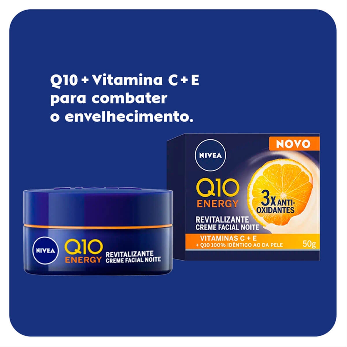 Creme Nivea Preço Farmácia Popular Creme Facial Antissinais Noite Nivea Q10 Plus C pelo melhor preço
