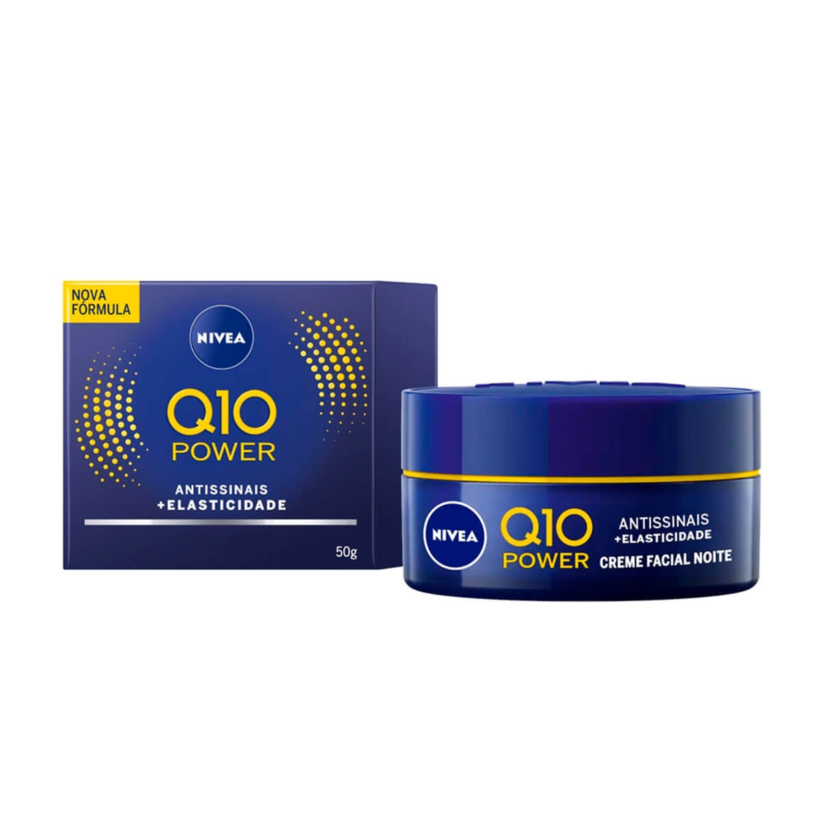 Creme Facial Antissinais Noite Nivea Q10 Power Plus Pele Normal a Seca com 50g Menor preço em Creme Facial Antissinais Noite Nivea Q10 Power Plus Pele Normal a Seca com 50g