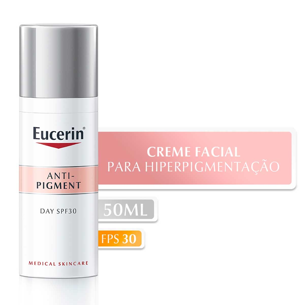 Creme Facial Eucerin Anti-Pigment Dia FPS 30 com 50ml Menor preço em Creme Facial Eucerin Anti-Pigment Dia FPS 30 com 50ml