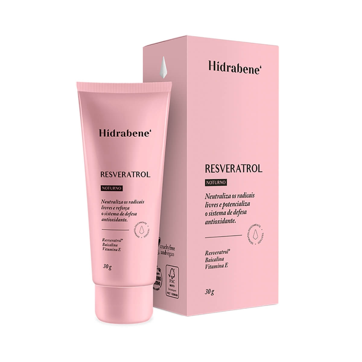 Creme Facial Hidrabene Noturno Resveratrol 30g Menor preço em Creme Facial Hidrabene Noturno Resveratrol 30g