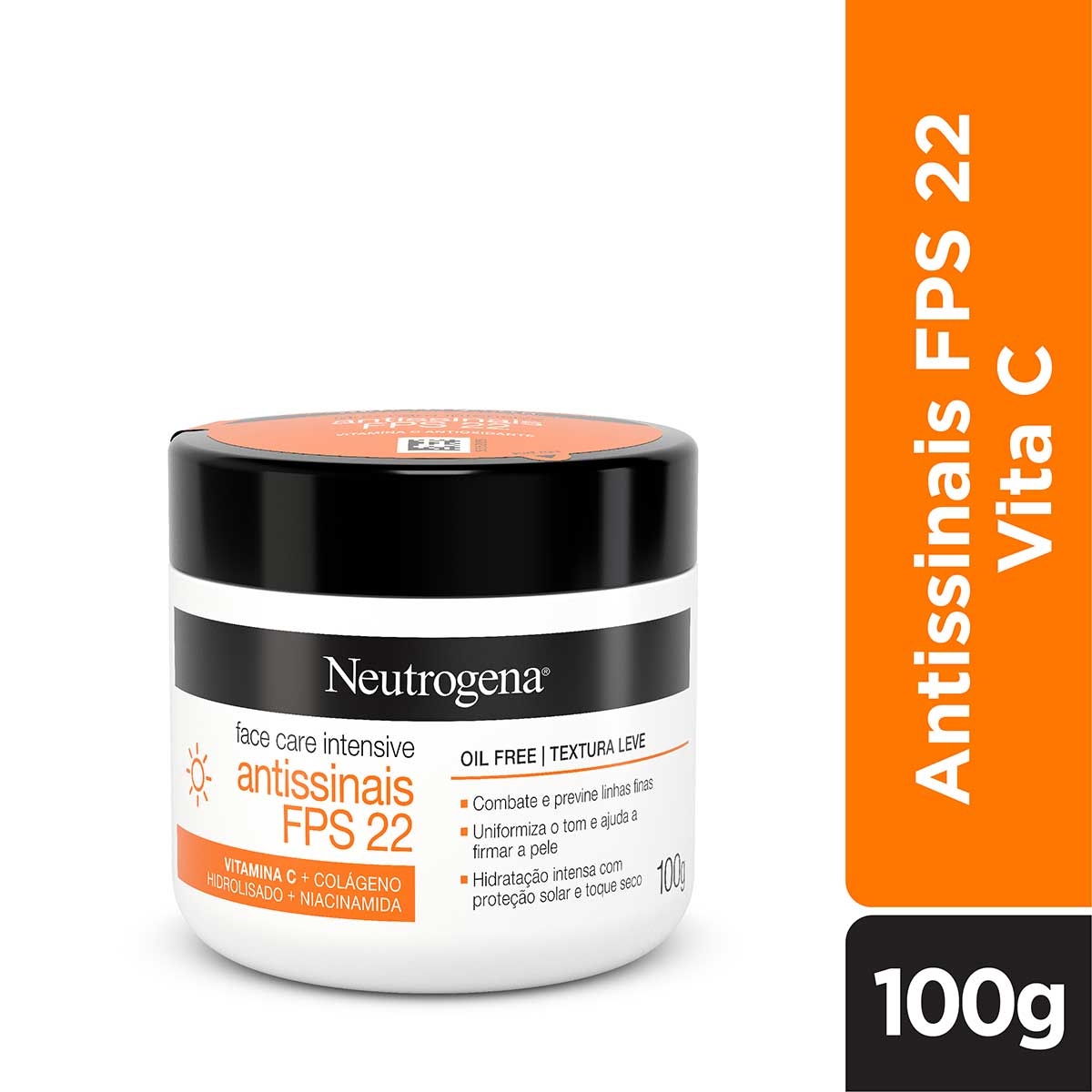 Qual O Melhor Creme Para O Rosto Antissinais Creme Facial Neutrogena Face Care Intensive Antissinais FPS22 com 100g