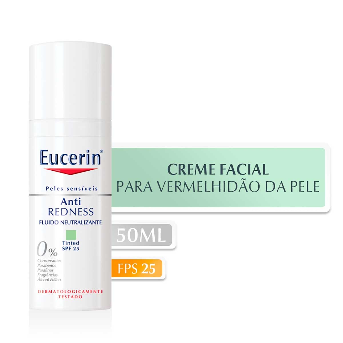Creme Hidratante Facial Eucerin Anti Redness FPS25 Com 50ml Droga Raia Creme Hidratante Facial Eucerin Anti Redness FPS25 Com 50ml Droga Raia