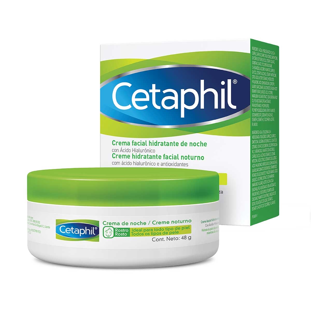 Creme Hidratante Facial Cetaphil Noturno com 48g Menor preço em Creme Hidratante Facial Cetaphil Noturno com 48g
