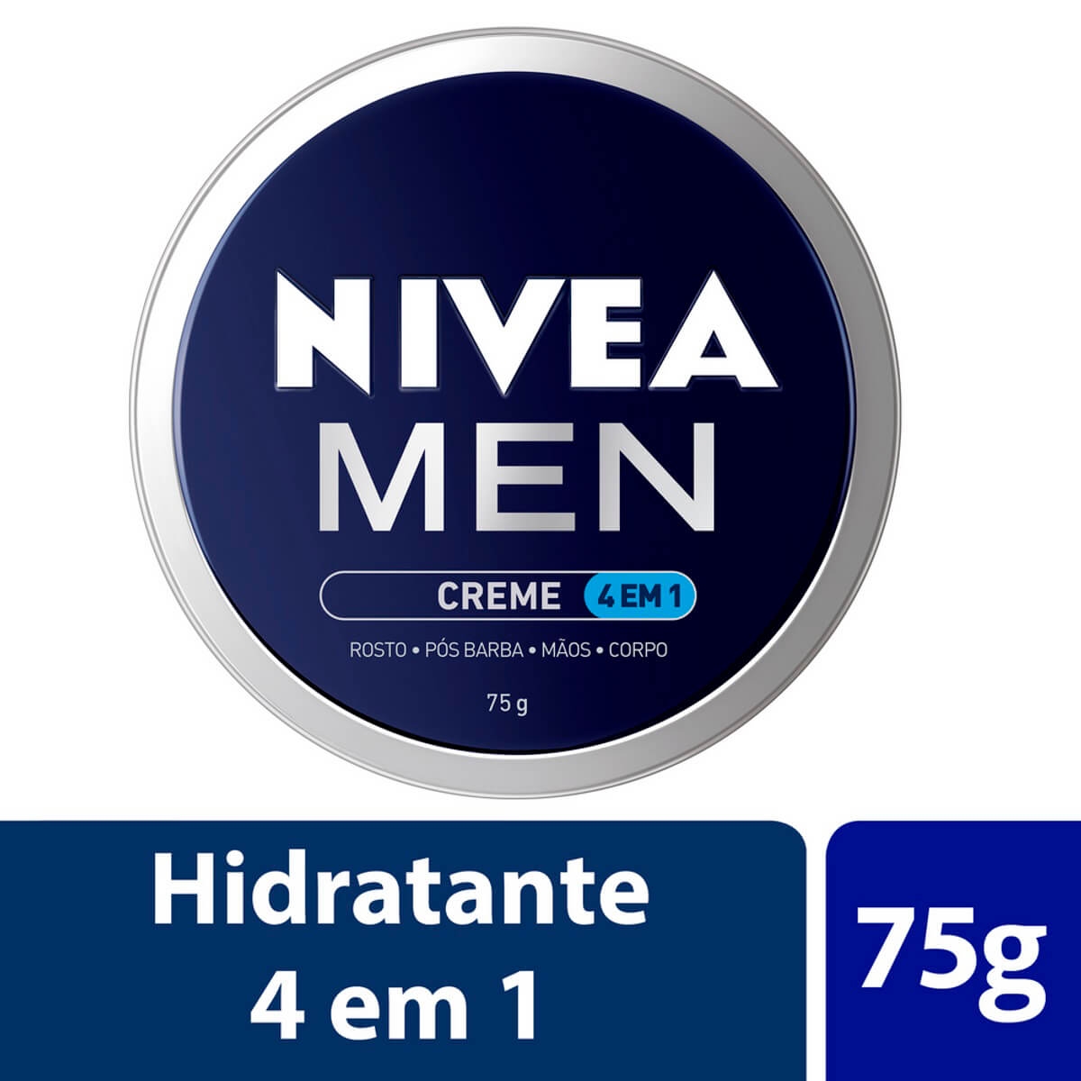Creme Hidratante Corporal Nivea Men 4 em 1 com 75g Menor preço em Creme Hidratante Corporal Nivea Men 4 em 1 com 75g