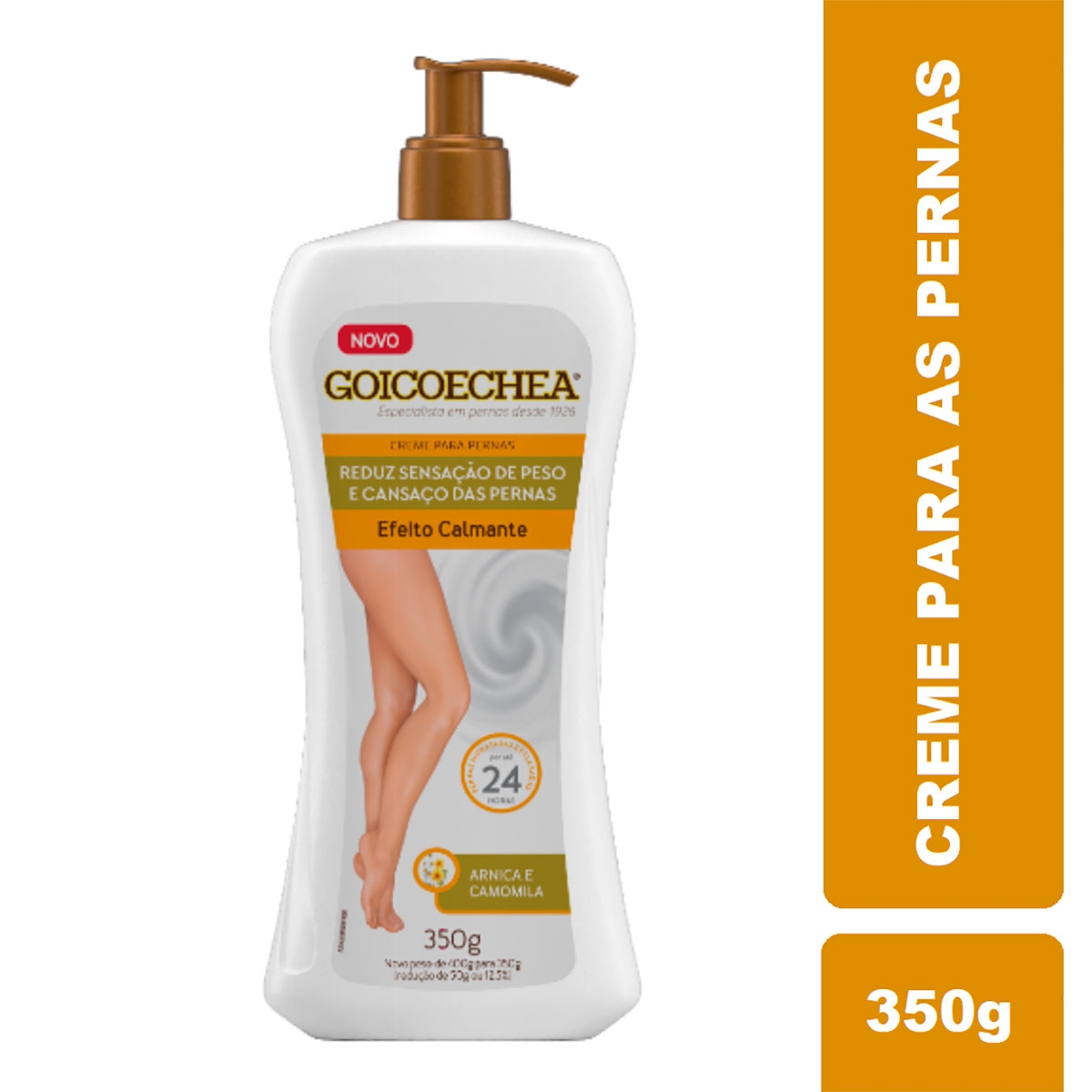 Creme para Pernas Goicoechea Efeito Calmante com 350g | Droga Raia