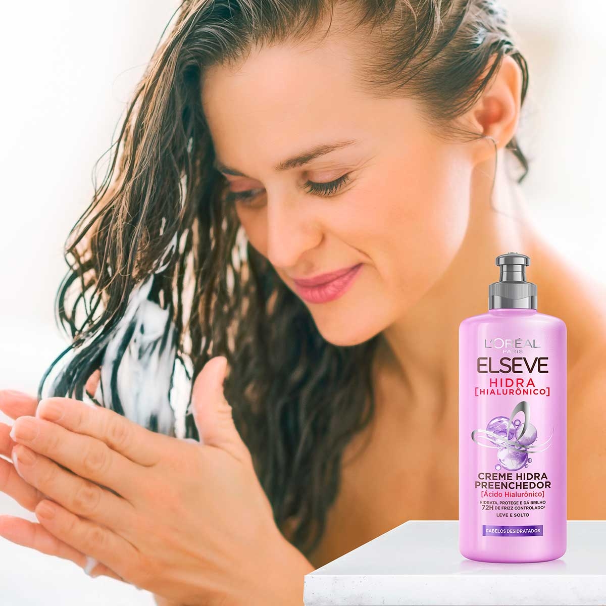 Creme Preenchedor Elseve Hidra Hialurônico com 250ml