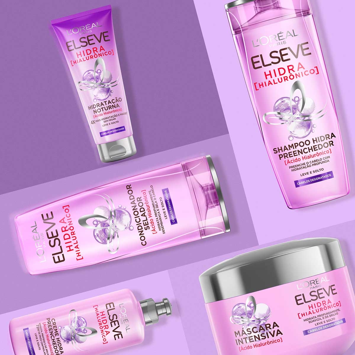 Creme Preenchedor Elseve Hidra Hialurônico com 250ml