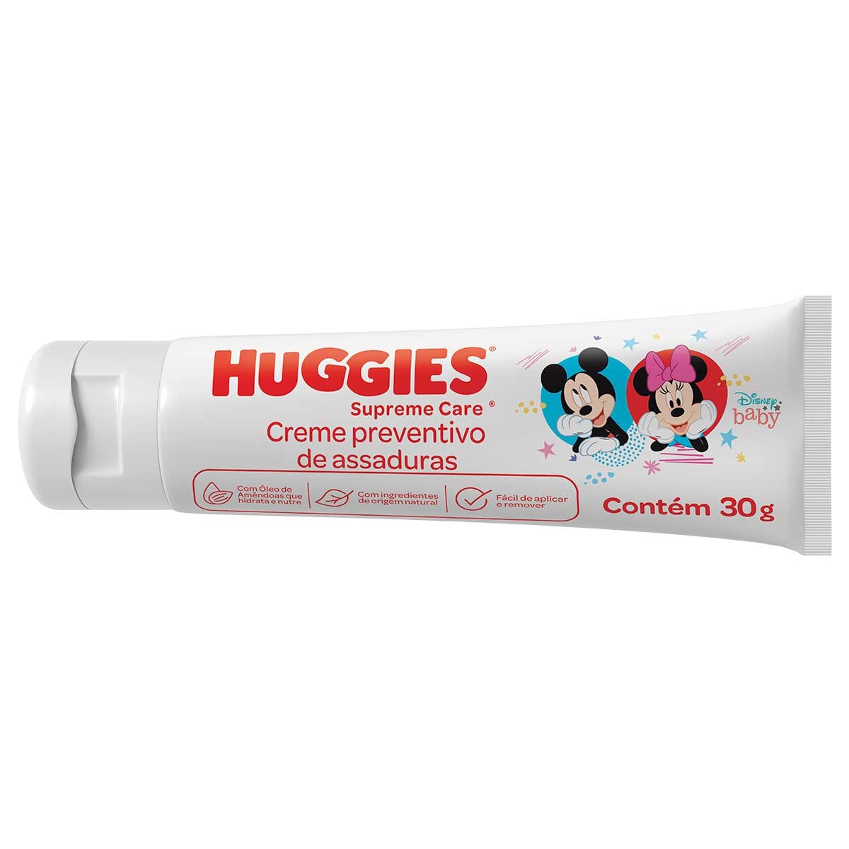 Creme Preventivo de Assaduras Huggies Supreme Care Óleo de Amêndoas 30g