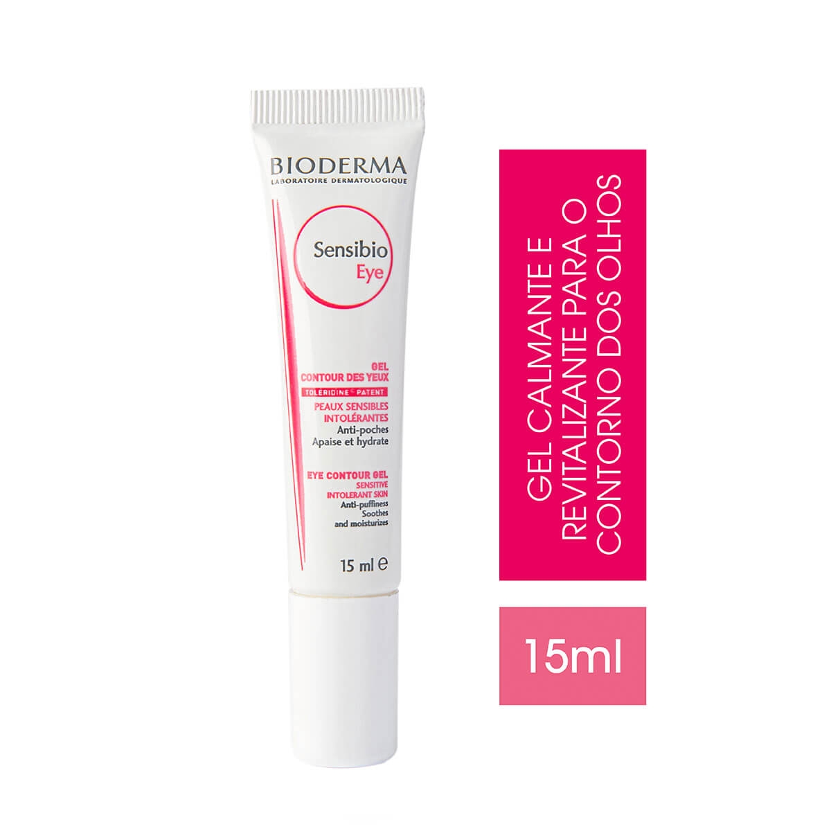 Gel Calmante e Revitalizante Bioderma Sensibio Olhos com 15ml Menor preço em Gel Calmante e Revitalizante Bioderma Sensibio Olhos com 15ml