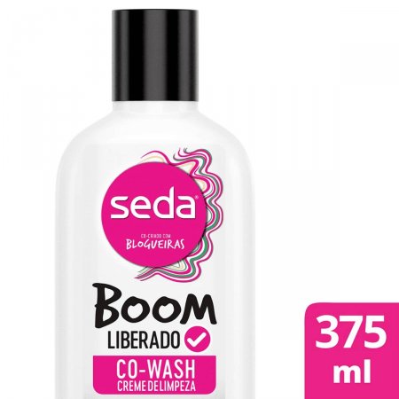 Creme de Limpeza Seda Boom Liberado 3 em 1 Co-Wash 375ml | Drogaraia.com Foto 2