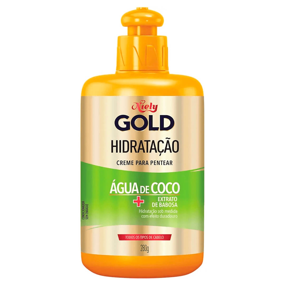 Creme de Pentear Niely Gold Hidratação Água de Coco 280ml