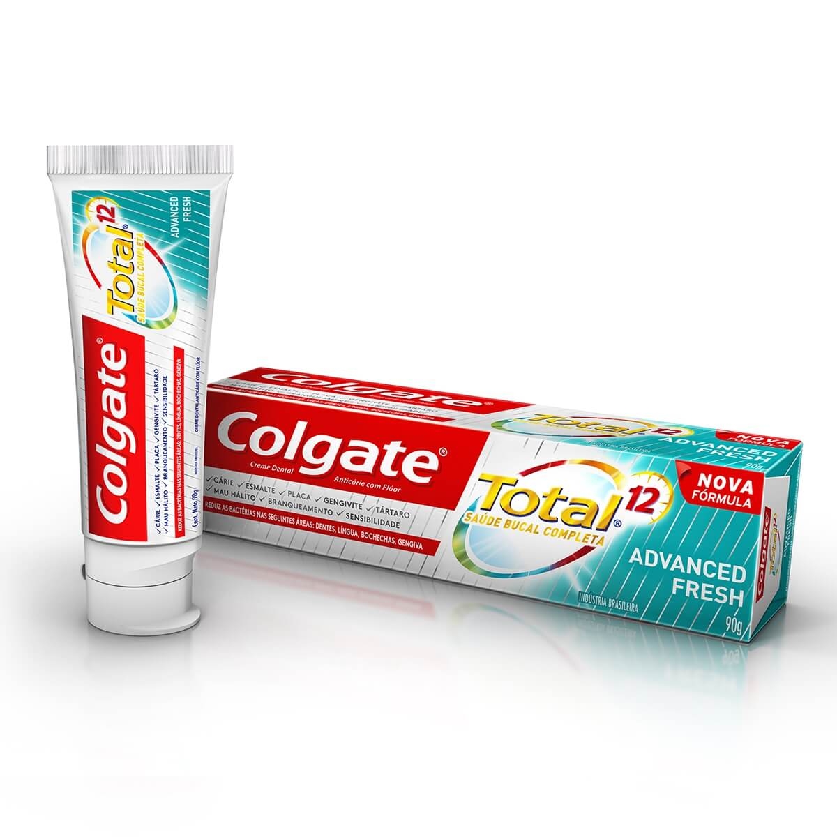 Colgate Creme Dental Total 12 Advanced Fresh 90g | Droga Raia