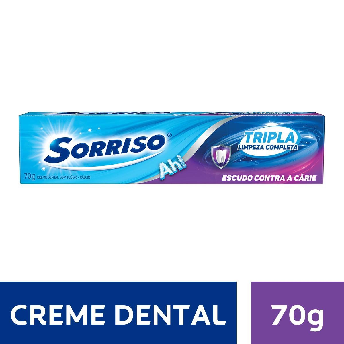 Creme Dental Sorriso Tripla Limpeza Completa Menor preço em Creme Dental Sorriso Tripla Limpeza Completa