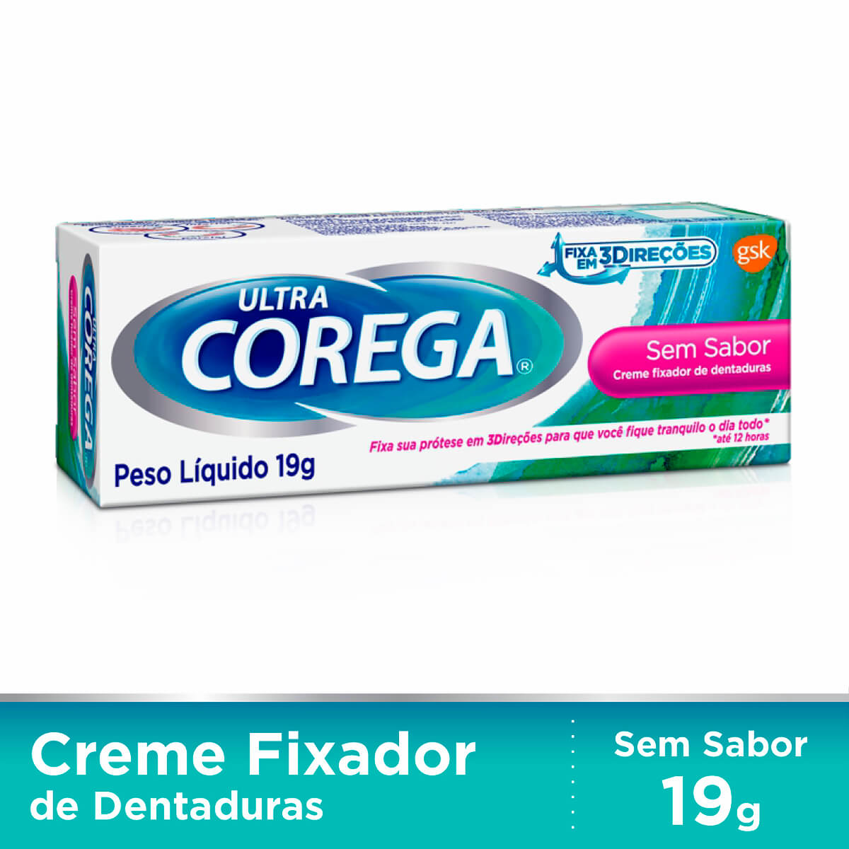 Creme Fixador de Dentadura Ultra Corega Sem Sabor Menor preço em Creme Fixador de Dentadura Ultra Corega Sem Sabor