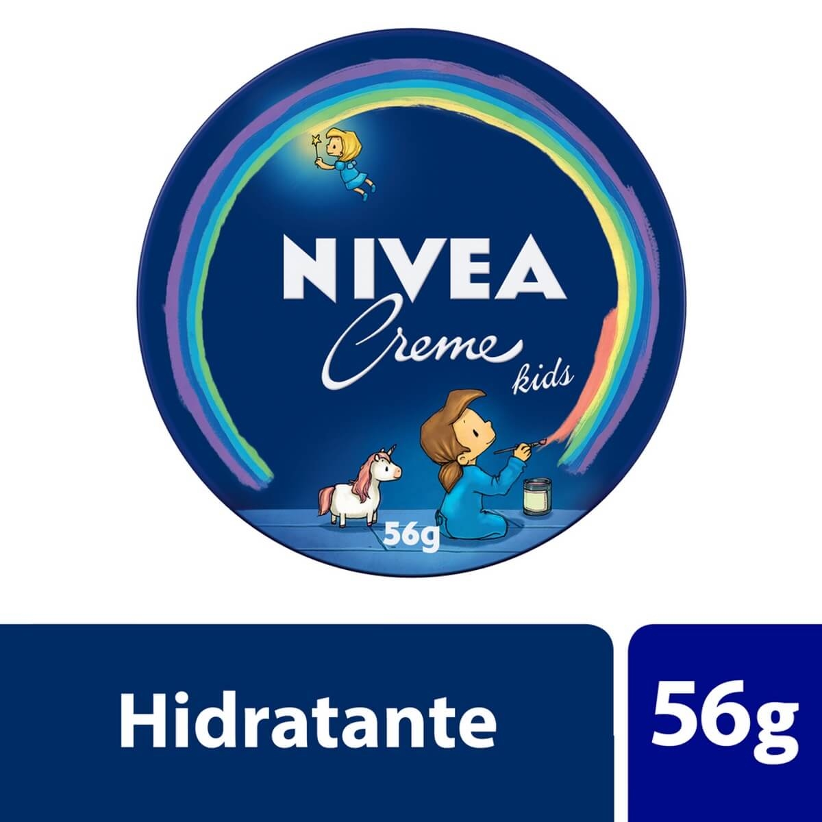 Creme Hidratante Facial Infantil Nivea Kids Lata com 56g Menor preço em Creme Hidratante Facial Infantil Nivea Kids Lata com 56g