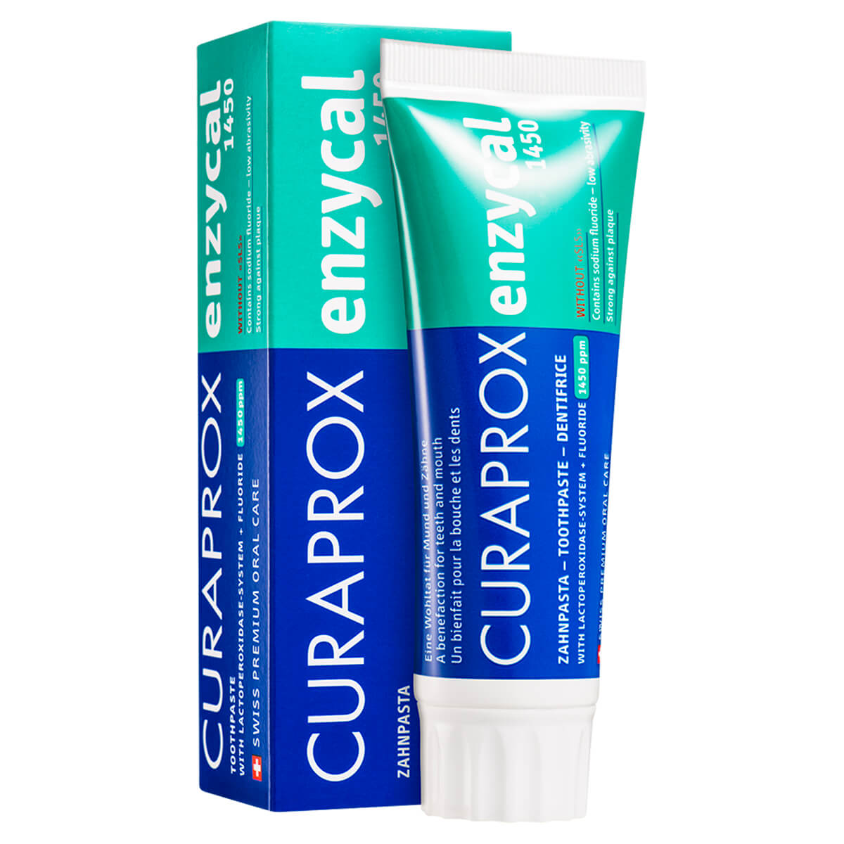 Pasta de Dente Curaprox Enzycal 1450 com 75ml Menor preço em Pasta de Dente Curaprox Enzycal 1450 com 75ml