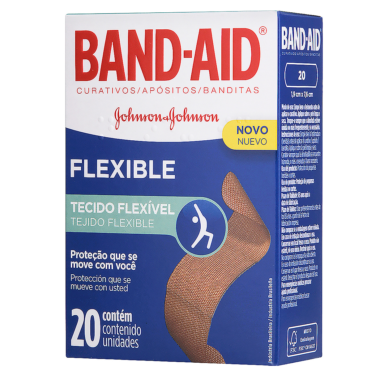 Curativos Band-Aid Flexible 20 Unidades