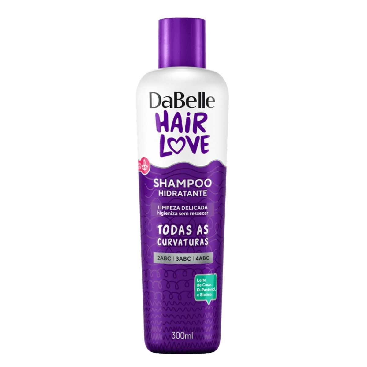 Shampoo Hidratante DaBelle Hair Love com 300ml 300ml