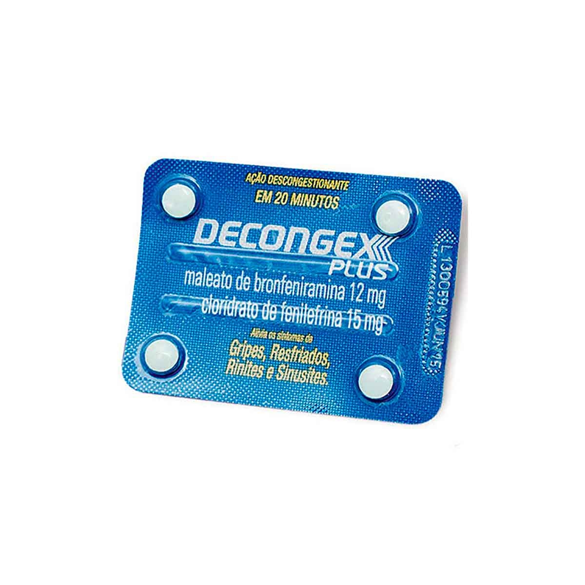 Decongex Plus 4 comprimidos
