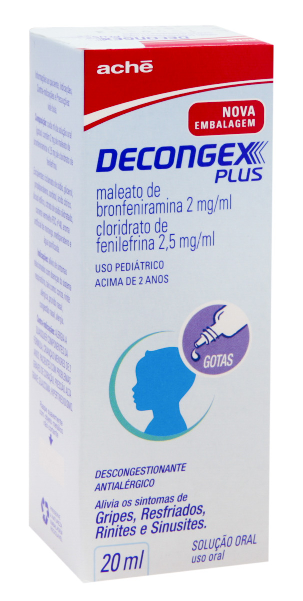 Decongex Plus 20 ml Aché | Droga Raia