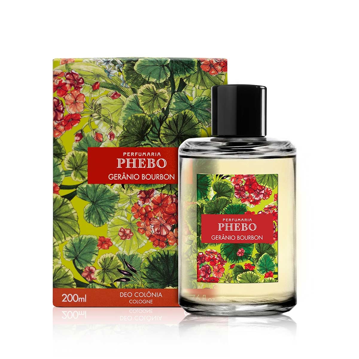 Deo Colônia Phebo Gerânio Bourbon com 200ml Menor preço em Deo Colônia Phebo Gerânio Bourbon com 200ml