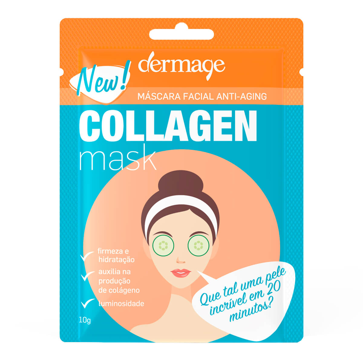 Máscara Facial Dermage Collagen 10g