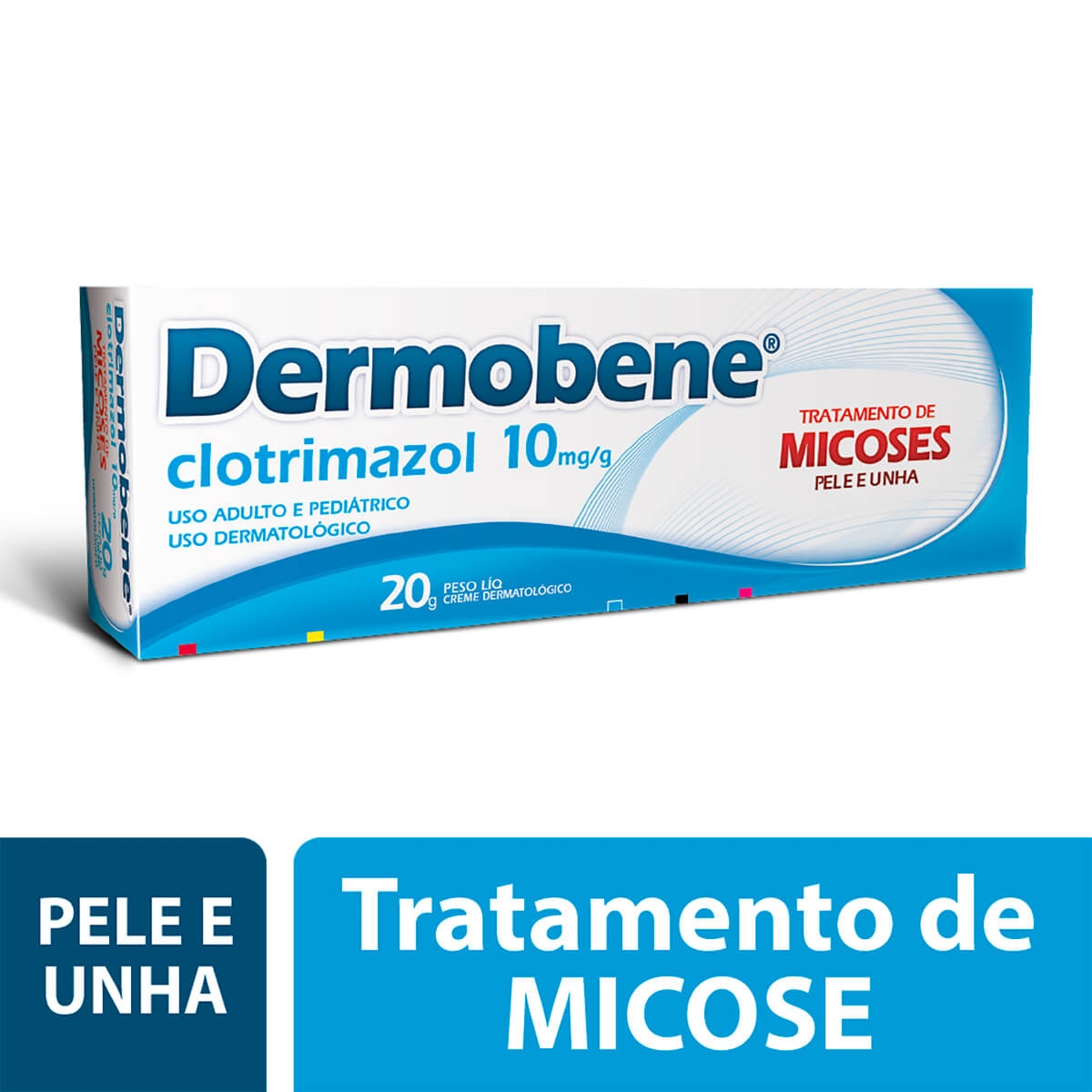 Dermobene Clotrimazol 10mg/g Creme Dermatológico 20g