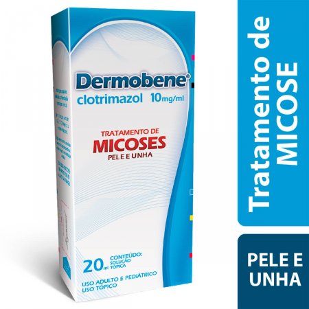 Antimicótico Dermobene 10mg/ml Solução Tópica com 20ml