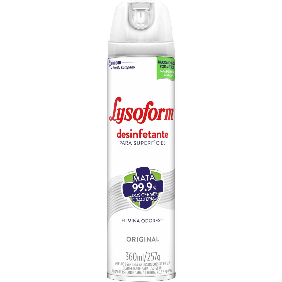 Desinfetante Lysoform Aerosol 360ml