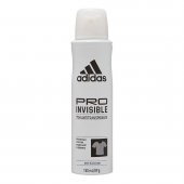 Desodorante Aerosol Antitranspirante Adidas Feminino Pro Invisible Performance Sem Manchas com 150ml