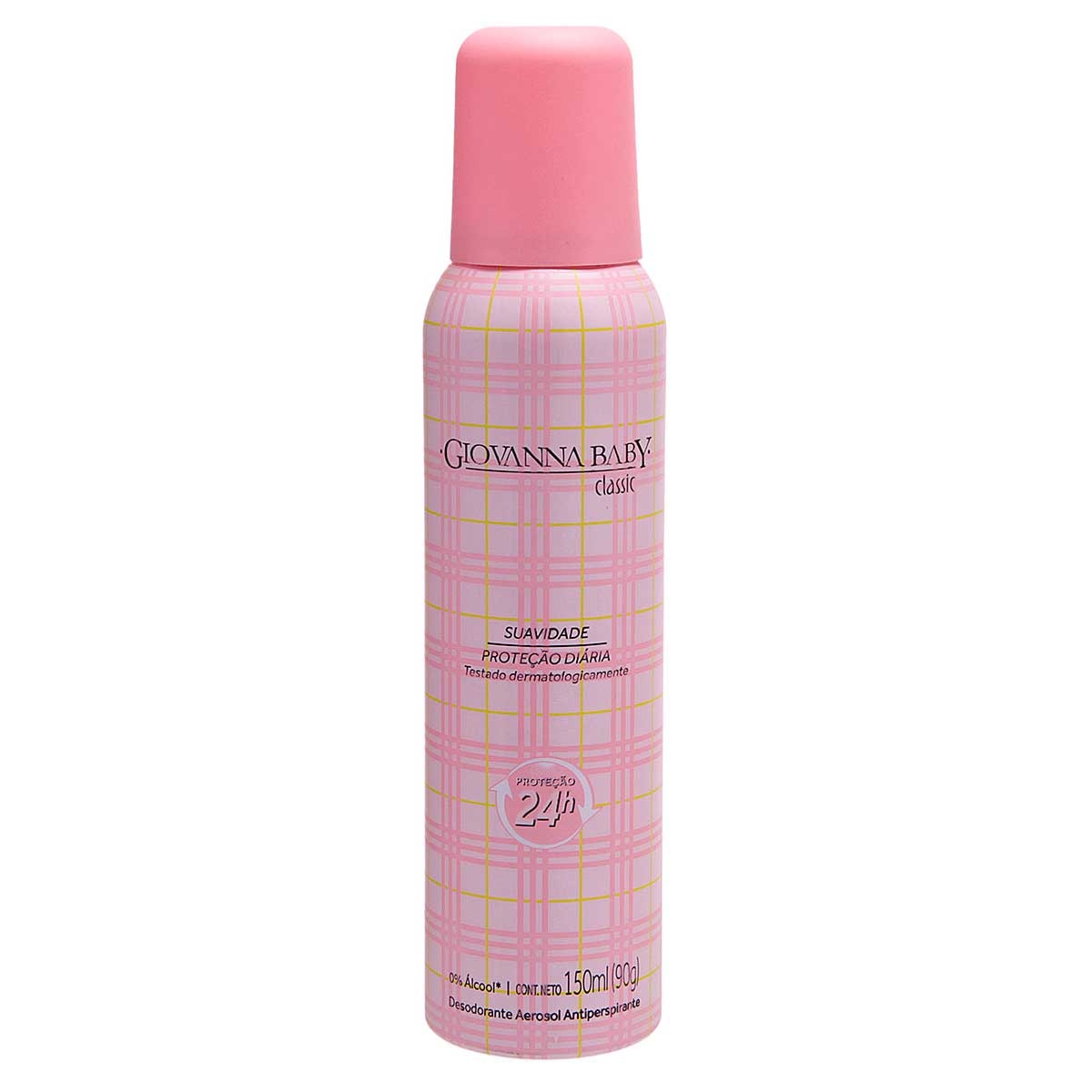 Desodorante Aerosol Antiperspirante Giovanna Baby Classic com 150ml Menor preço em Desodorante Aerosol Antiperspirante Giovanna Baby Classic com 150ml