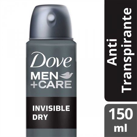 Menor preço em Desodorante Masculino Antitranspirante Dove Men +Care Invisible Dry Aerosol com 150ml