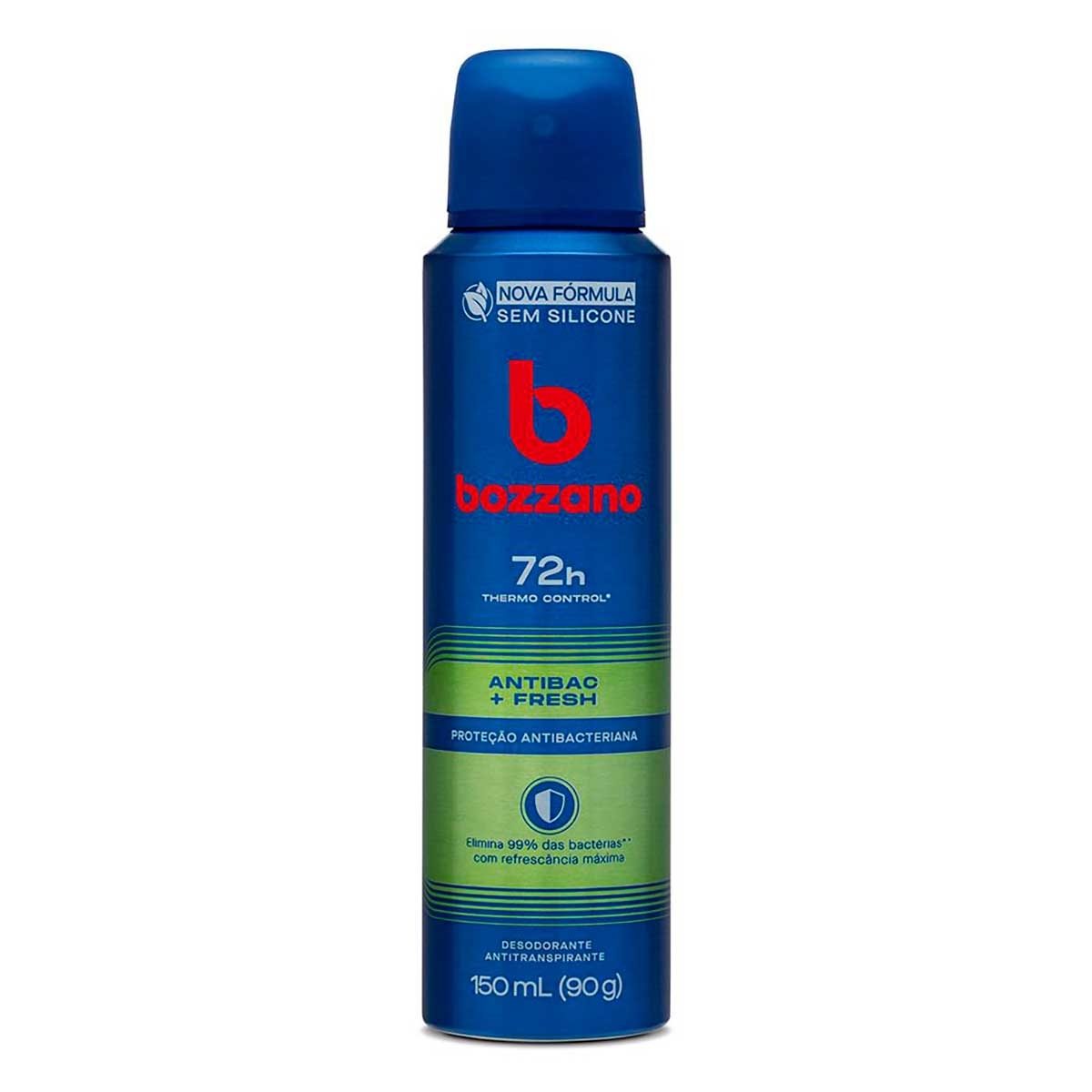 Desodorante Antitranspirante Aerosol Bozzano Antibac + Fresh 48h com 150ml