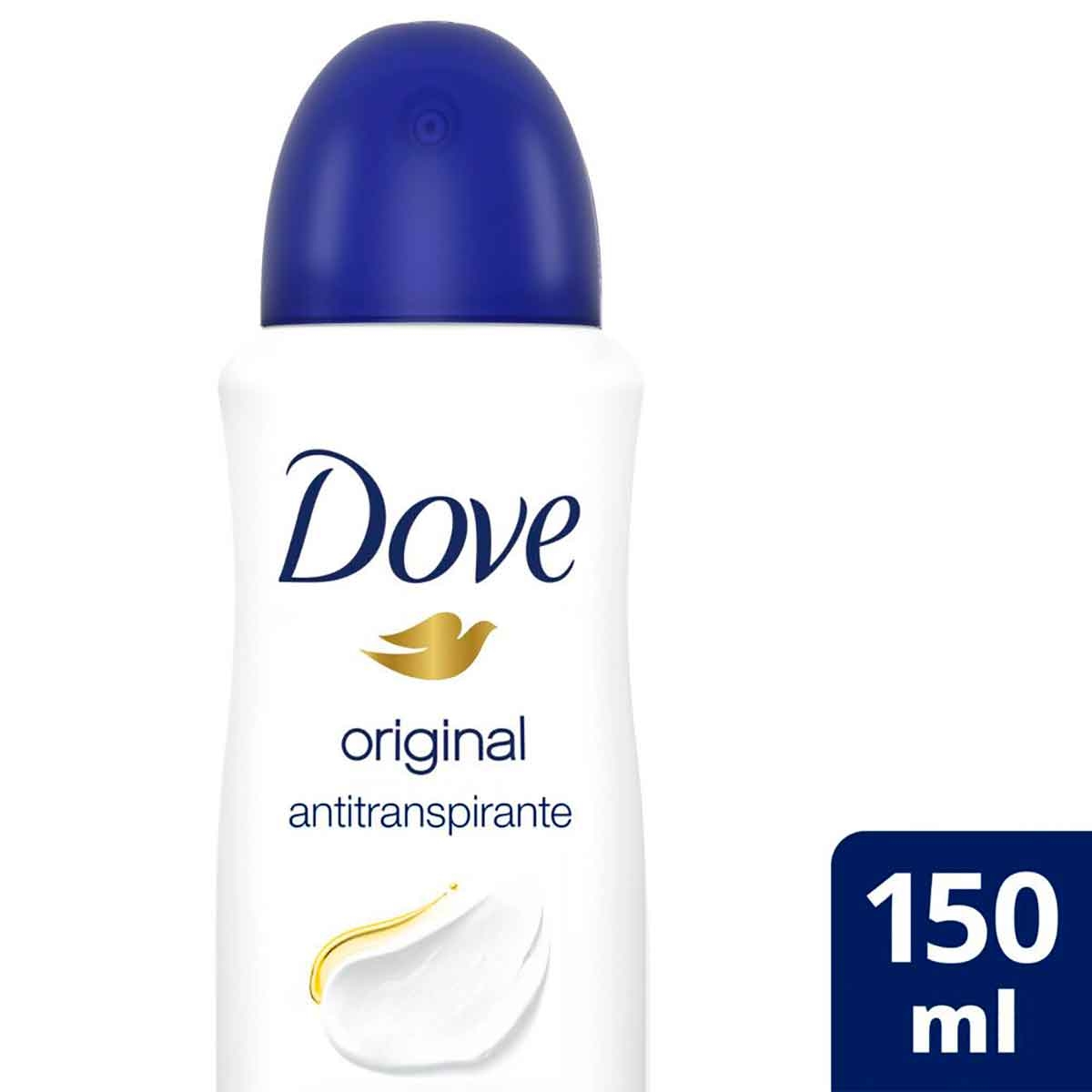 Desodorante Dove Original Aerossol Antitranspirante com 150ml 150mL